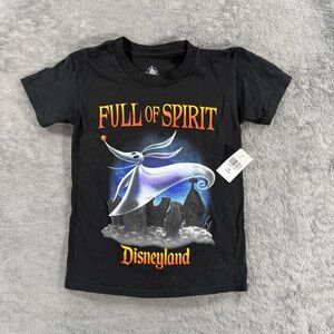 Disneyland Kids XS Nightmare Before Christmas Zero Full of Spirit Halloween Tee
